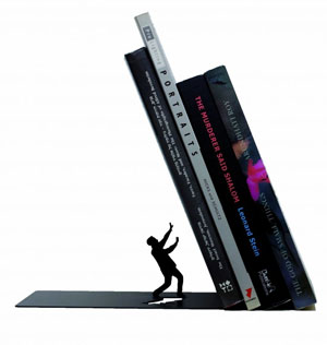 Boekensteun Falling Bookend