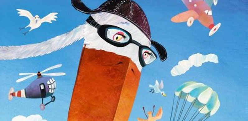 Prentenboek mijn oma is een ooievaar Alice Hoogstad Recensie