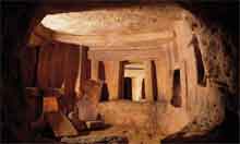 Hal Saflieni Hypogeum Megalithische Tempel op Malta