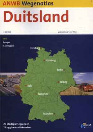 ANWB Wegenatlas Duitsland Wegenkaart