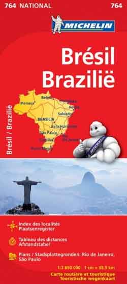 Michelin Wegenkaart Brazilië