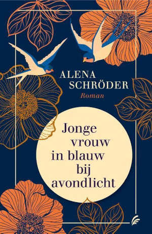 Alena Schröder Jonge vrouw in blauw bij avondlicht Recensie