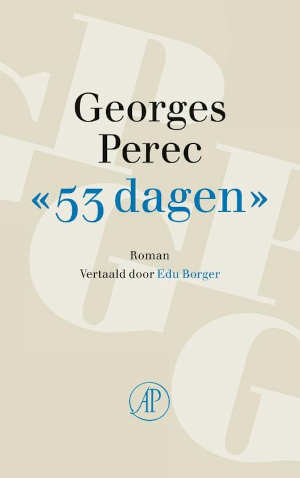 Georges Perec 53 dagen recensie