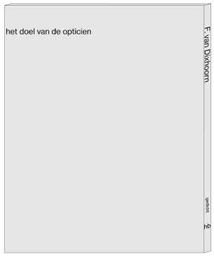 F. van Dixhoorn Het doel van de opticien