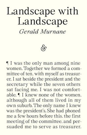 Gerald Murnane Landscape with Landscape review