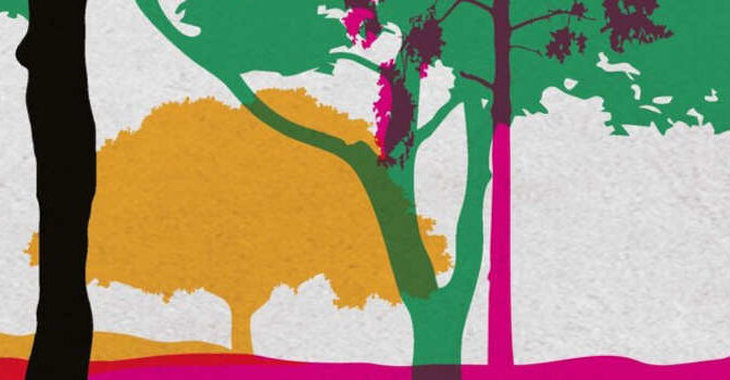 Bomen boek met essays van de Japanse schrijfster Aya Koda