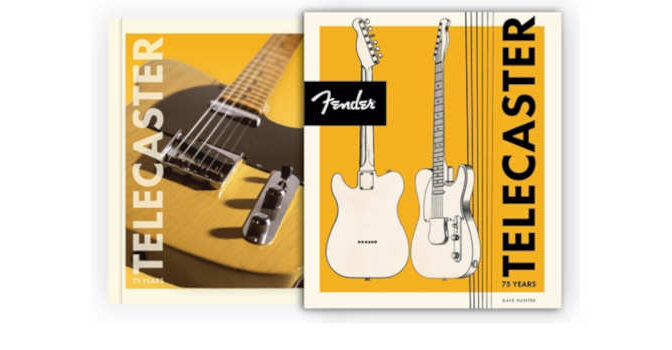 Fender Telecaster Guitar 75 Years Book by Dave Hunter