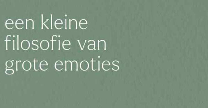 Overgave Hilde Van Mieghem novelle en deel van de reeks een kleine filosofie van grote emoties