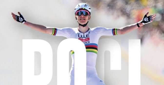 Pogi Andy McGrath boek met het openhartige verhaal van wielrenner Tadej Pogačar