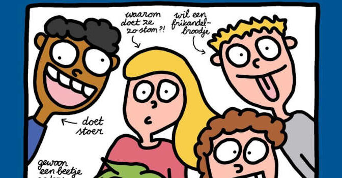 Dingen die gebeuren als je erachter komt dat het leven best ingewikkeld is Esther van der Krol graphic novel en boek