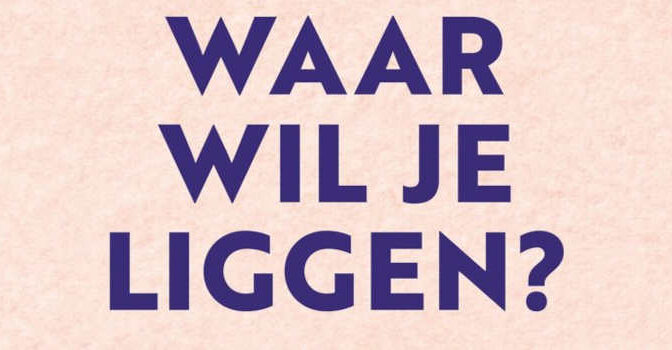 Waar wil je liggen Vonne van der Meer roman