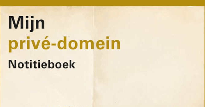 Mijn privé-domein notitieboek Privé-domein 339