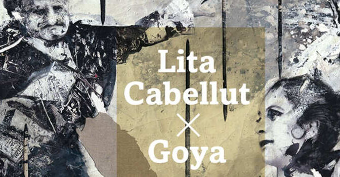 Lita Cabellut X Goya kunstboek bij de tentoonstelling De dwaasheden in Museum JAN