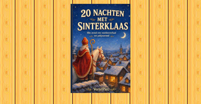 20 nachten met Sinterklaasboek van Vertelpiet met twintig Sinterklaasverhalen