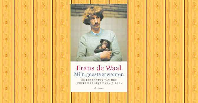 Mijn geestverwanten boek van Frans de Waal over de erkenning van het innerlijke leven van dieren