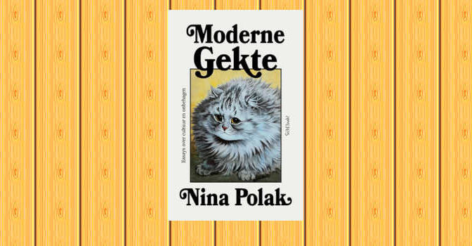 Moderne gekte boek met essays van Nina Polak